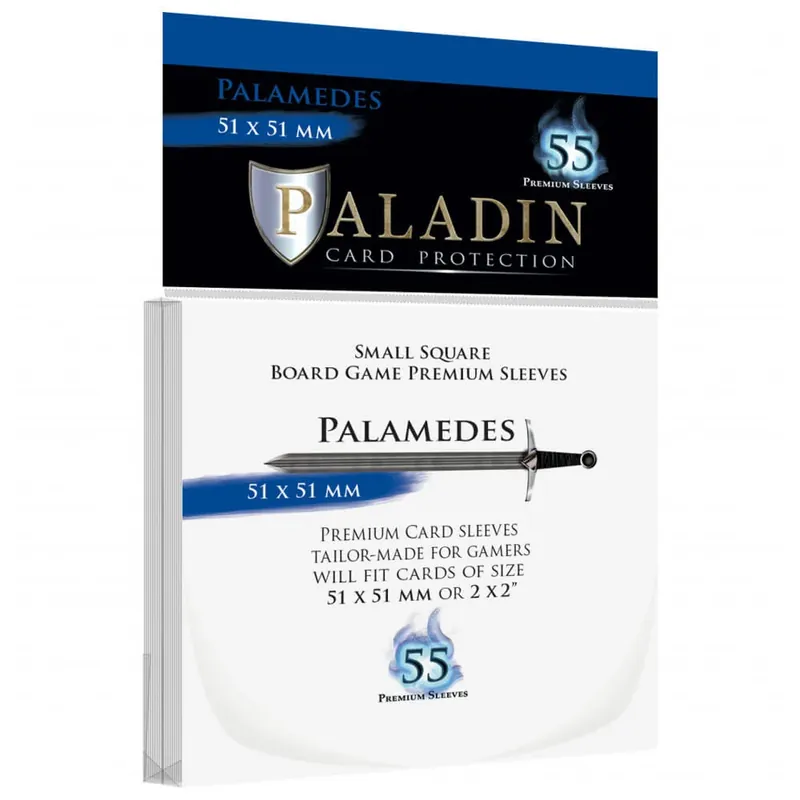 Expressfrakt - Paladin Small Square Premium ärmar Palamedes (51mmx51mm)