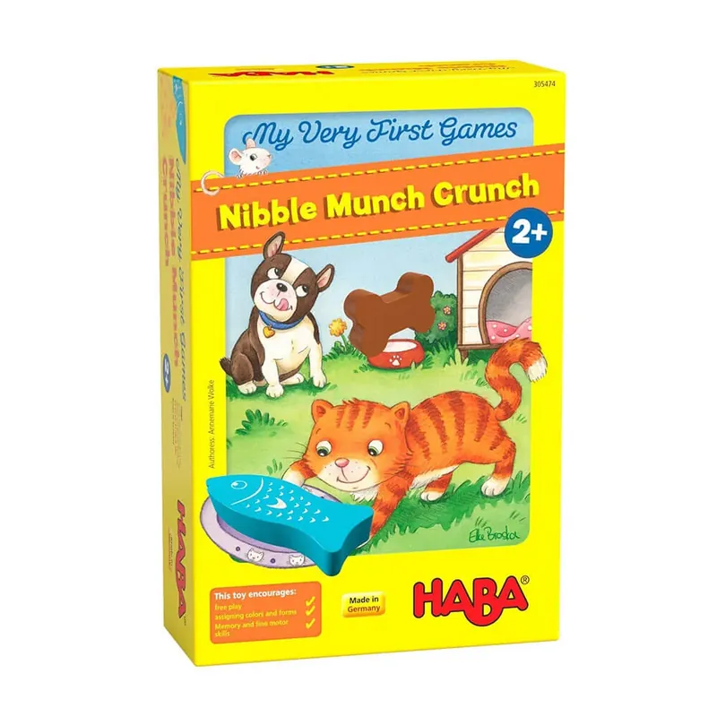 Mina allra första spel Nibble Munch Crunch Board Game - Finns i lager