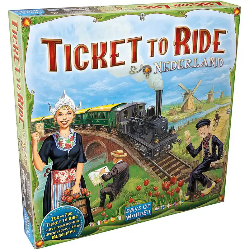 Ticket to Ride Map Collection 4 Nederland brädspel | Toppkvalitet