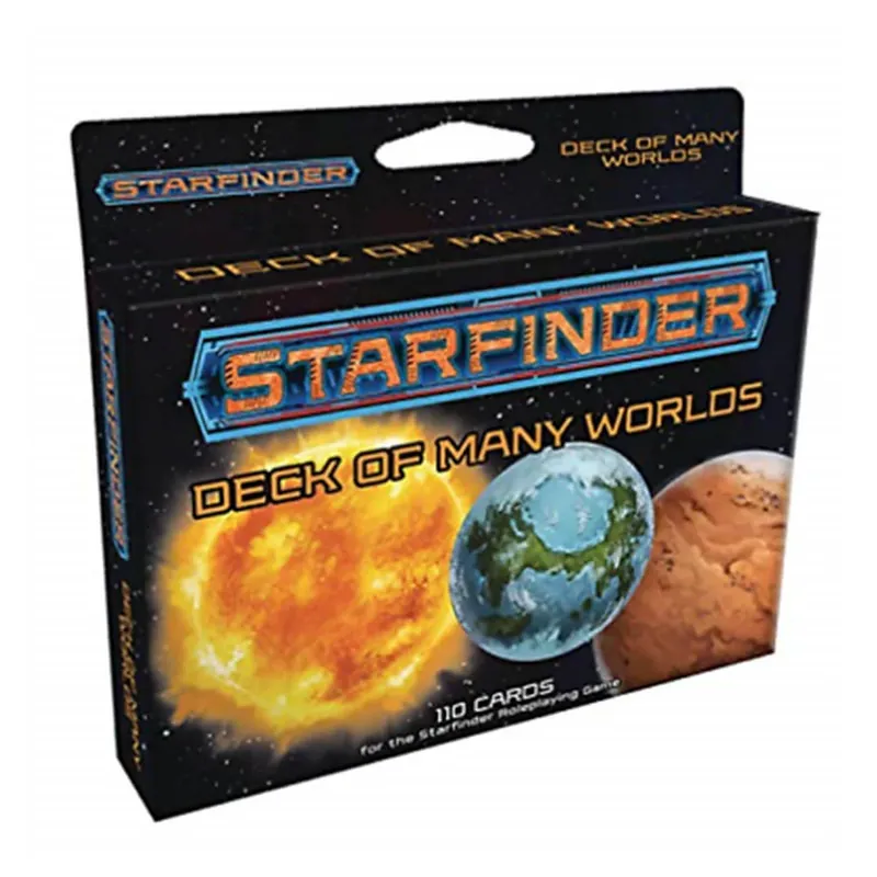 Sänkt pris - Starfinder däck av många världs rollspelspel