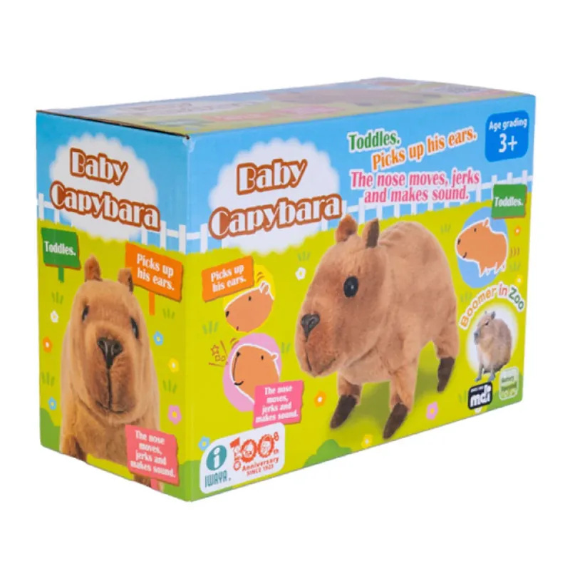 Capybara animerad husdjursleksak - Kundernas favorit