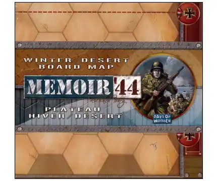 Nytt i webbutiken | Memoir 44 Winter/Desert Board Map (Exp.)