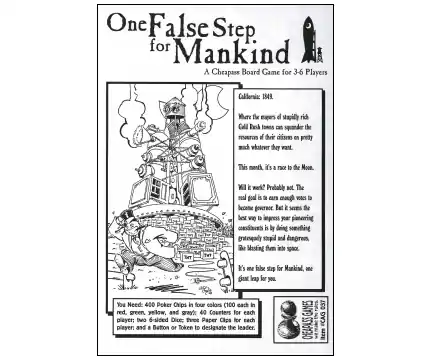 Enkel beställning - One false step for mankind