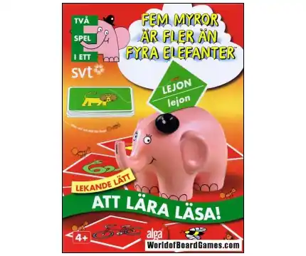 Begränsat lager | Fem Myror Är Fler Än Fyra Elefanter Att Lära Läsa