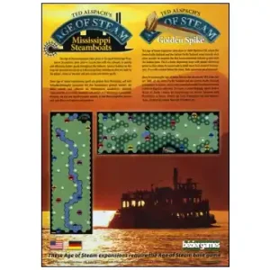 Age of Steam Expansion Mississippi Steamboats & Golden Spike (Exp.) | Nytt hos oss