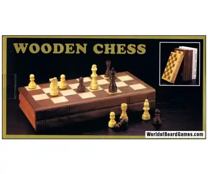 Schack/Chess - Vikbart (Bungers/Wooden Chess) - Rea
