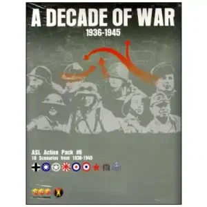 Advanced Squad Leader (ASL) Action Pack 6 - A Decade of War - Toppkvalitet