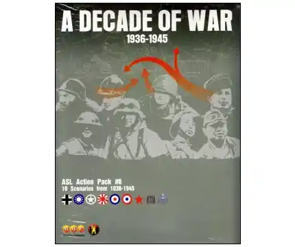 Advanced Squad Leader (ASL) Action Pack 6 - A Decade of War - Toppkvalitet