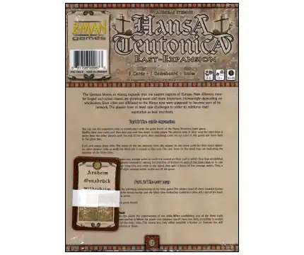 Hansa Teutonica East Expansion (Exp.) - Enkel retur