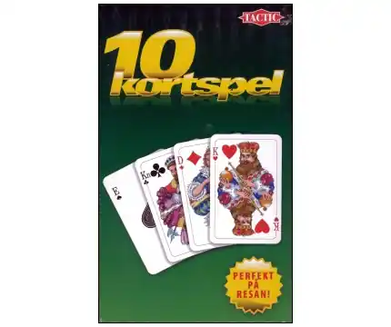 10 Kortspel Resevarianten - Professionell kvalitet