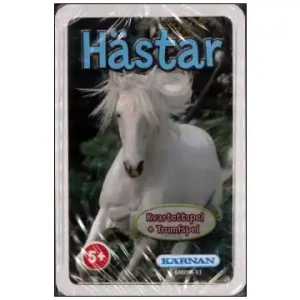 Kan beställas - Kvartettspel/Trumfspel Hästar