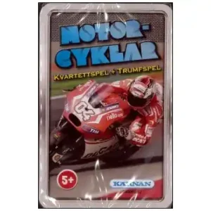 Handla säkert - Kvartettspel/Trumfspel Motorcyklar