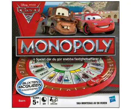Rekommenderas - Monopoly - Cars 2