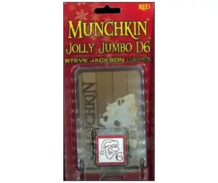 Favorit hos kunderna - Munchkin Jolly Jumbo D6, Red (Exp.)