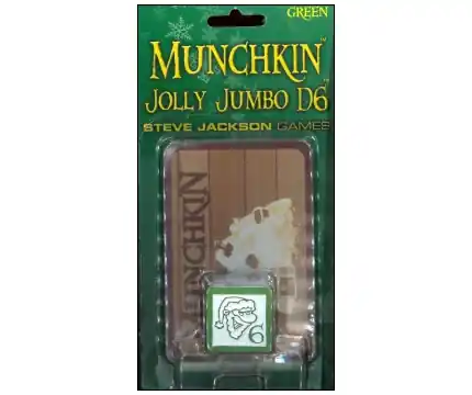 Sänkt pris - Munchkin Jolly Jumbo D6, Green (Exp.)