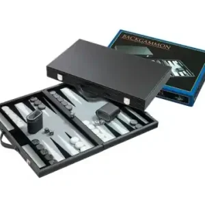 Ny produkt - Backgammon Grey - Medium, synthetic leather
