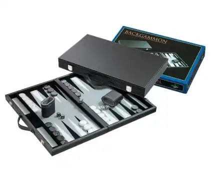 Ny produkt - Backgammon Grey - Medium, synthetic leather