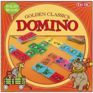 Domino med brickor av trä | Missa inte