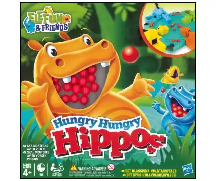 Precis inkommet - Hungry Hungry Hippos (SVE)