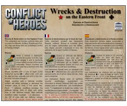 Conflict of Heroes Wrecks and Destruction on the Eastern Front (Exp.) - Enkel retur