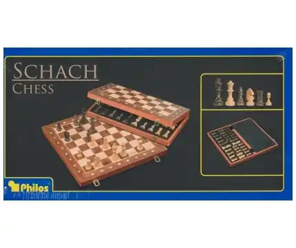 Finns i lager - Schack/Chess De Luxe, 40 mm