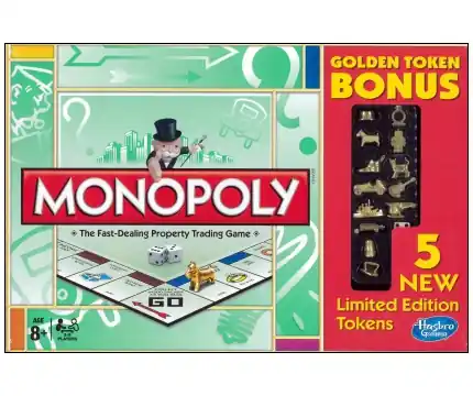 Monopoly Golden Token | Precis tillagt