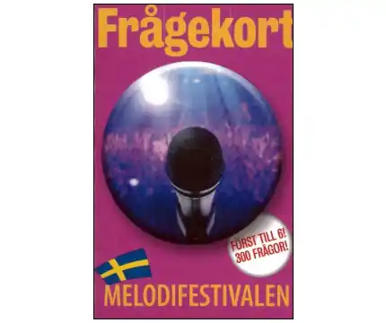 Frågekort Melodifestivalen - Favorit
