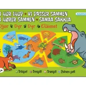 Deal | Träspel Vi hör ihop - Djur