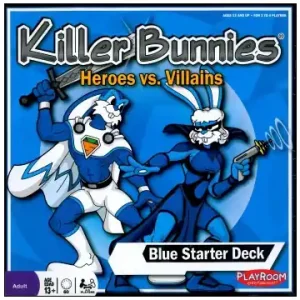 Killer Bunnies Heroes vs. Villains - Blue Starter Deck - Nyhet i webbutiken