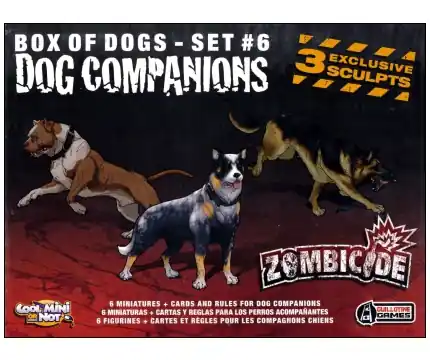 Zombicide Box of Dogs Set 6 Dog Companions (Exp.) | Deal
