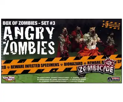 Prisnedsättning | Zombicide Box of Zombies Set 3 Angry Zombies (Exp.)