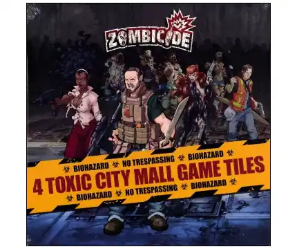 Missa inte | Zombicide Toxic City Mall Game Tiles (Exp.)