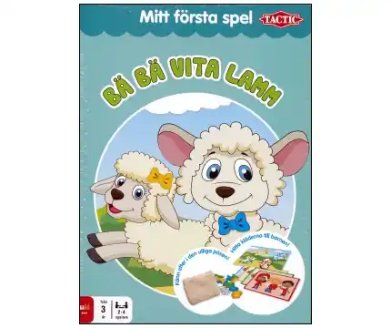 Mitt första spel Bä Bä Vita Lamm | I lager