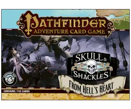 Dagens deal - Pathfinder Adventure Card Game Skull & Shackles Adventure Deck 6 - From Hell‘s Heart (Exp.)