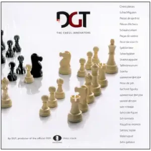 Outlet - Schackpjäser/Chesspieces DGT Plastic 86 mm