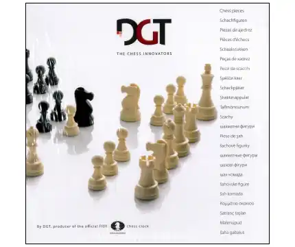 Outlet - Schackpjäser/Chesspieces DGT Plastic 86 mm