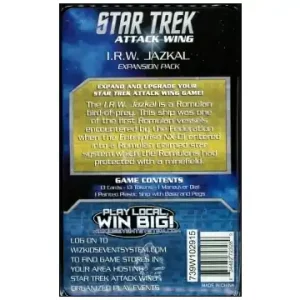 Toppkvalitet - Star Trek Attack Wing - I.R.W. Jazkal Expansion Pack (Exp.)