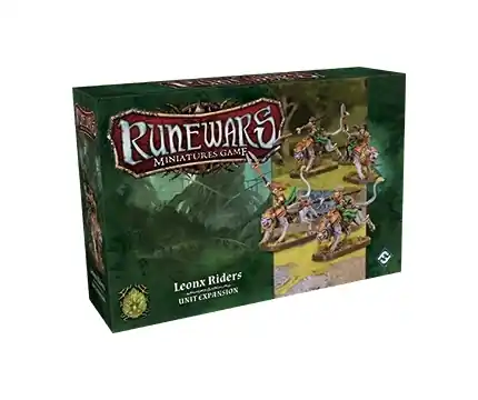 Begränsat lager - Runewars Miniatures Game Leonx Riders - Unit Expansion (Exp.)