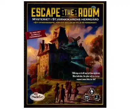 Escape the Room Mysteriet i Stjärnkikarens Herrgård - Finns att beställa