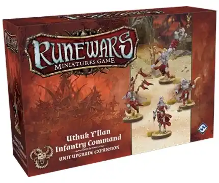 Runewars Miniatures Game Uthuk Y‘llan Infantry Command Expansion (Exp.) | Toppkvalitet