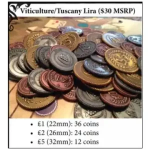 Dagens erbjudande | Viticulture Metal Lira Coins
