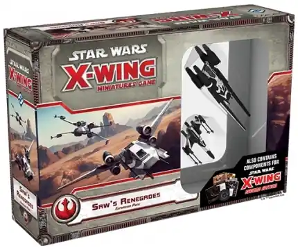 Fyndpris - Star Wars X-Wing Miniatures Game - Saw‘s Renegades Expansion Pack (Exp.)