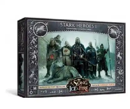 A Song of Ice & Fire Tabletop Miniatures Game - Stark Heroes I (Exp.) - Specialerbjudande