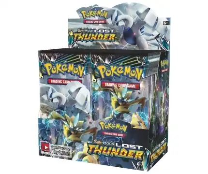 Hög kvalitet | Pokemon (TCG) Sun & Moon Lost Thunder Booster Box (36 Boosters)