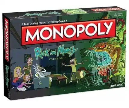 Få kvar i lager - Monopoly Rick and Morty Edition