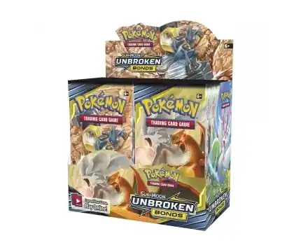 Pokemon (TCG) Sun & Moon Unbroken Bonds - Booster Box (36 Boosters) - Precis tillagt