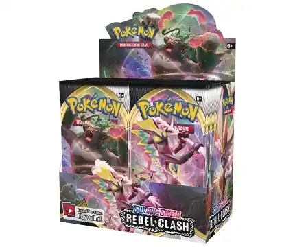 Pokemon TCG Sword & Shield - Rebel Clash Booster Box (36 Boosters) | Köp online