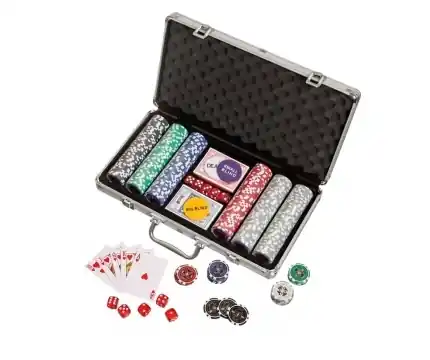 Pokerchips, aluminium case (Philos) | Kampanj