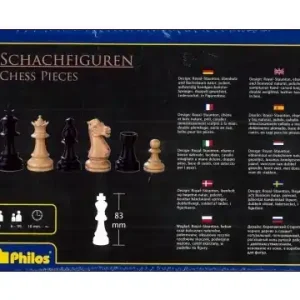 Extra bra pris | Schackpjäser/Chesspieces Macrinius, 83 mm