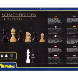 Favorit hos kunderna | Schackpjäser/Chesspieces Galerius, 90 mm